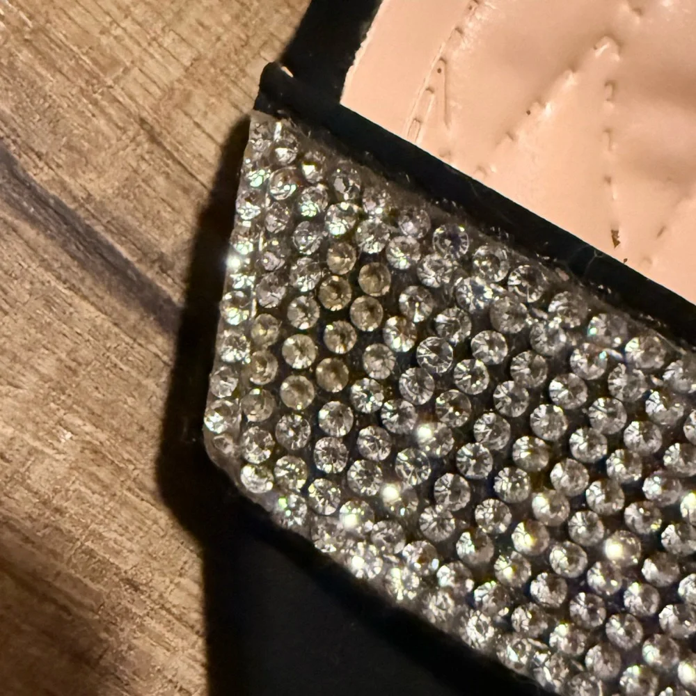 Black Rhinestone Heels - Picture 4 of 6